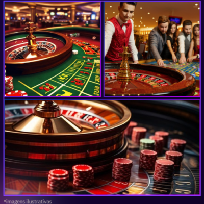 Roulette - Jogo de cassino- tema Las Vegas