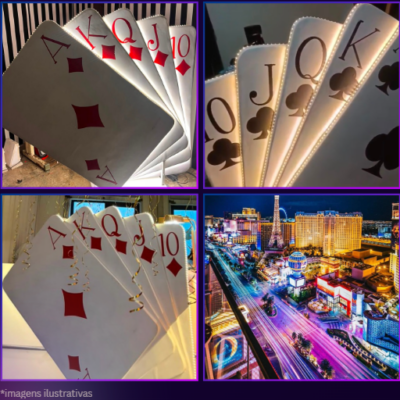 PAINEL CARTAS LEQUE - CASSINO